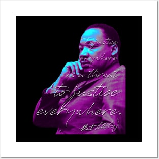 MLK Portrait Quote Posters and Art